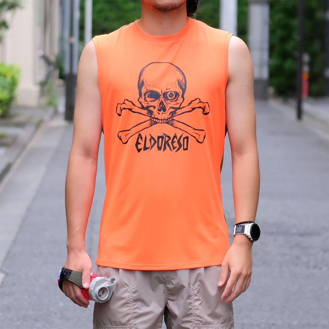 ELDORESO Leg Bones Sleeveless(Red) XL - エクササイズ