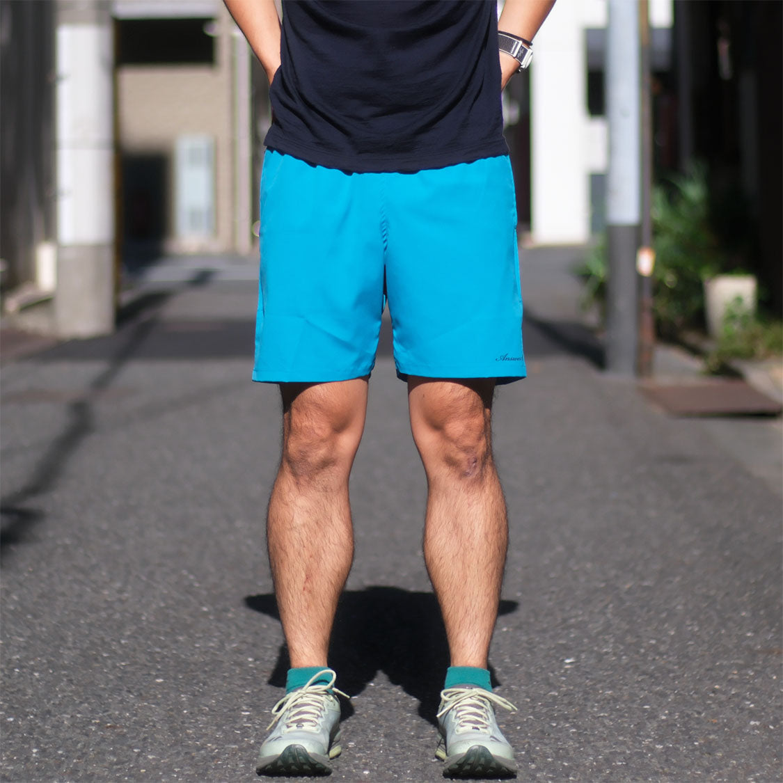 アンサーフォー / 4ポケットショーツ 02(ターコイズブルー)