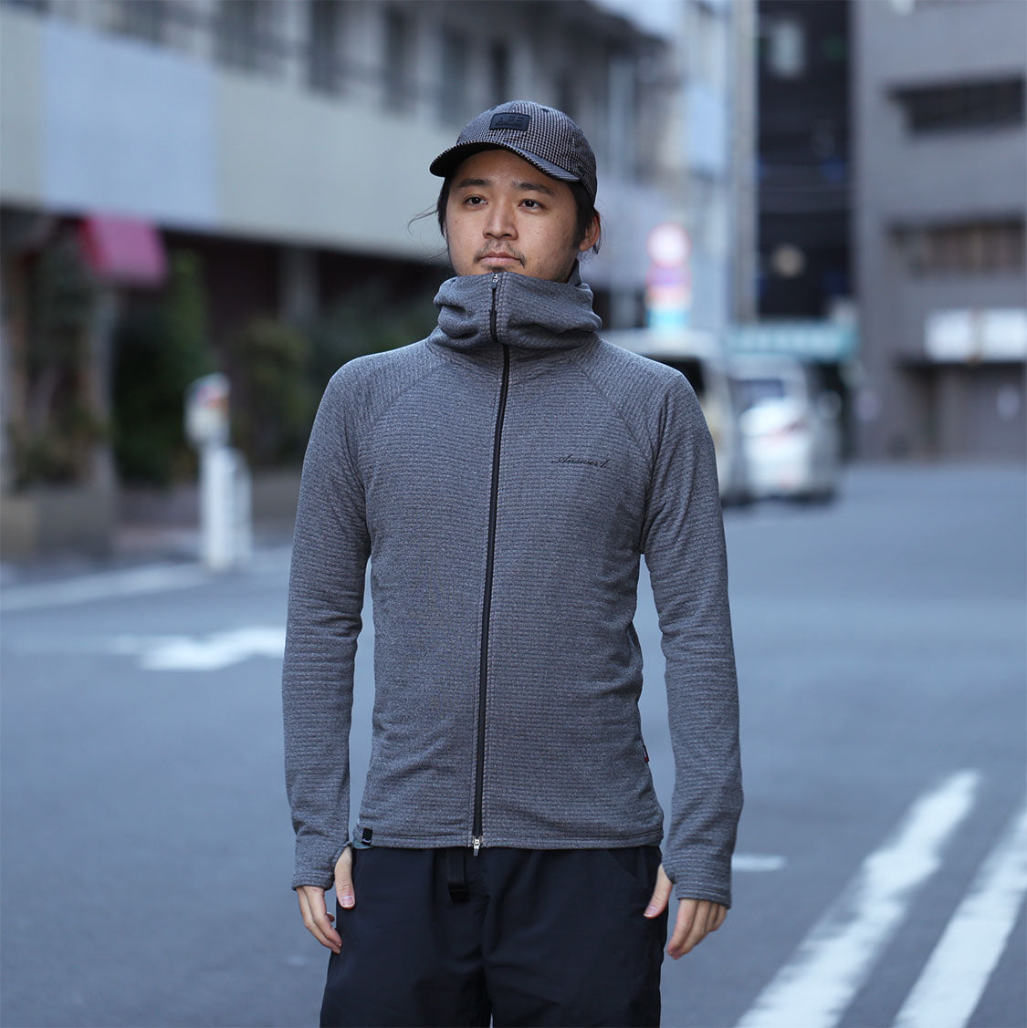 アンサーフォー / パワーグリッド フルジップフーディ