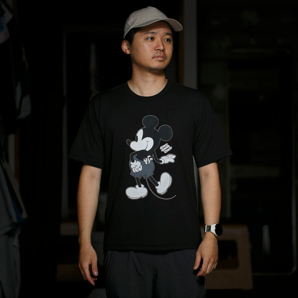 ナリフリ / アクティブメッシュバックポケットTシャツ