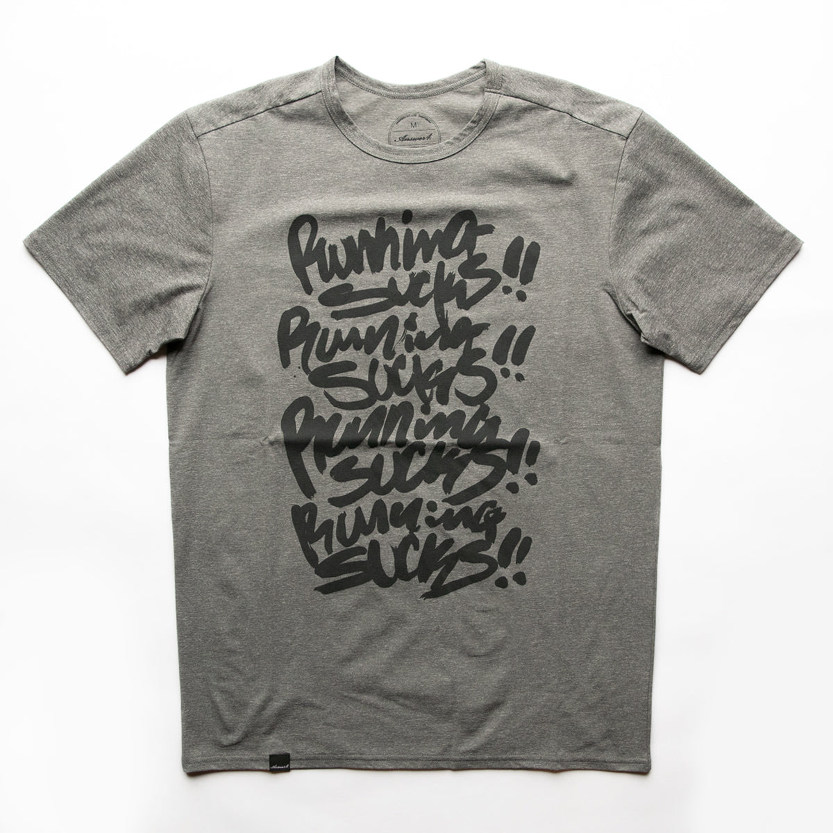 アンサーフォー / Tシャツ”ランニング サックス!01” (Gray)
