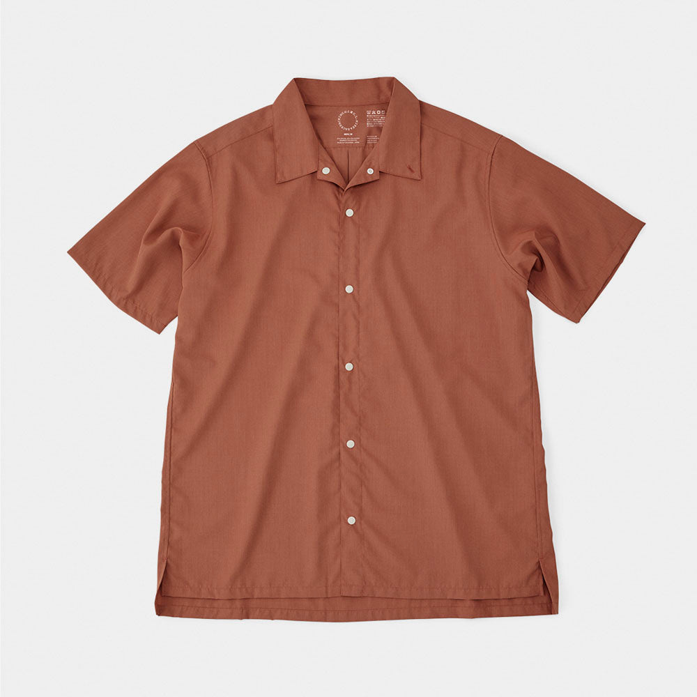山と道 Bambooshortsleeve バンブーショートスリーブシャツ L 山と道 / バンブーショートスリーブシャツ メンズ（2024） – Run