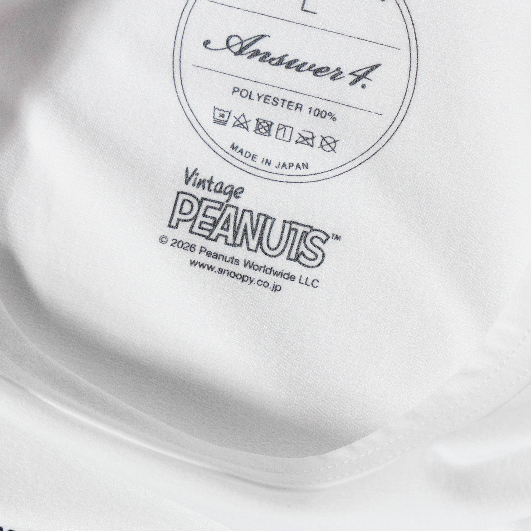 アンサーフォー / Tシャツ ピーナッツ04（コミック）