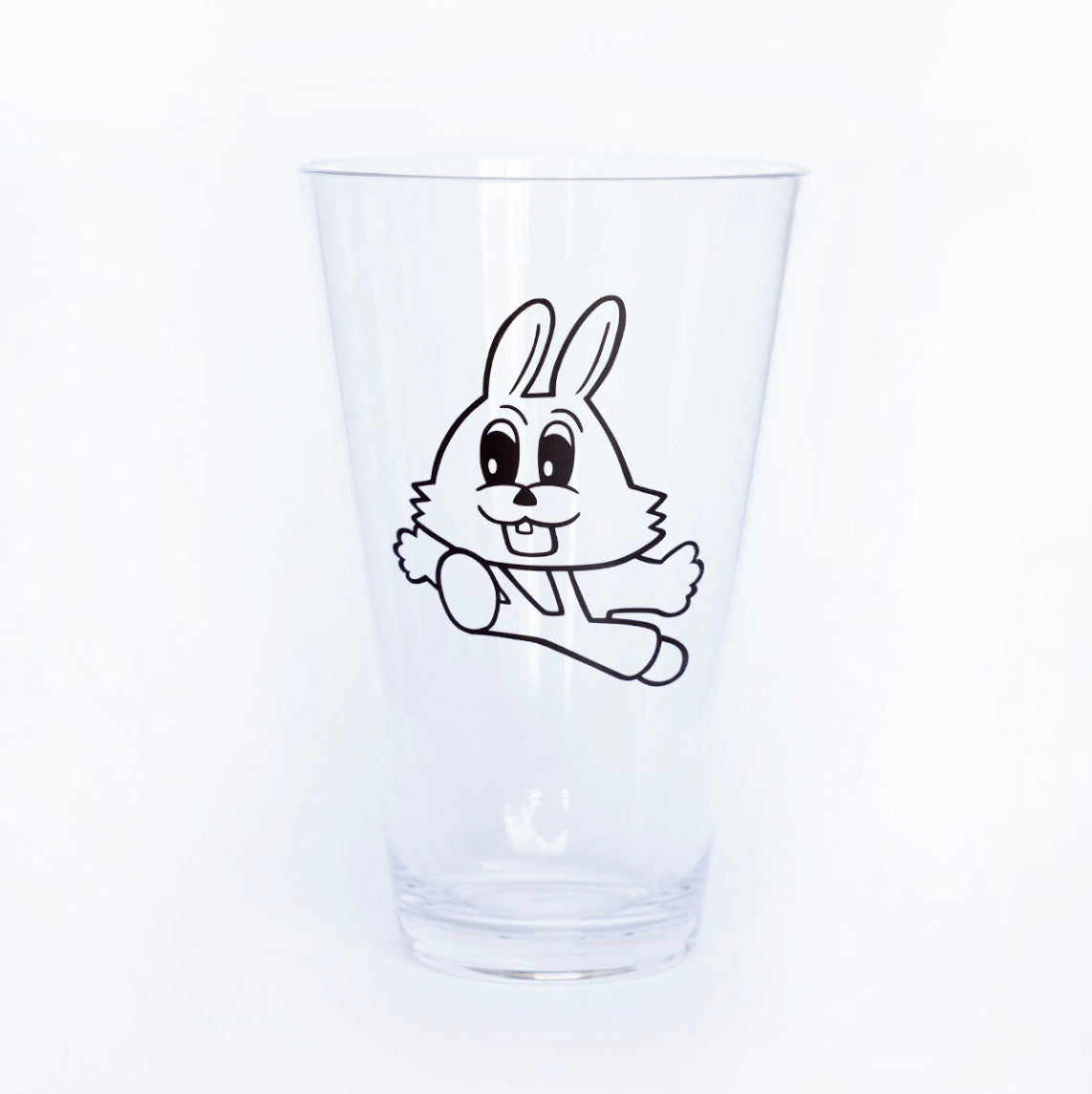 アンサーフォー / パイントグラス　“飛び出しウサギ”