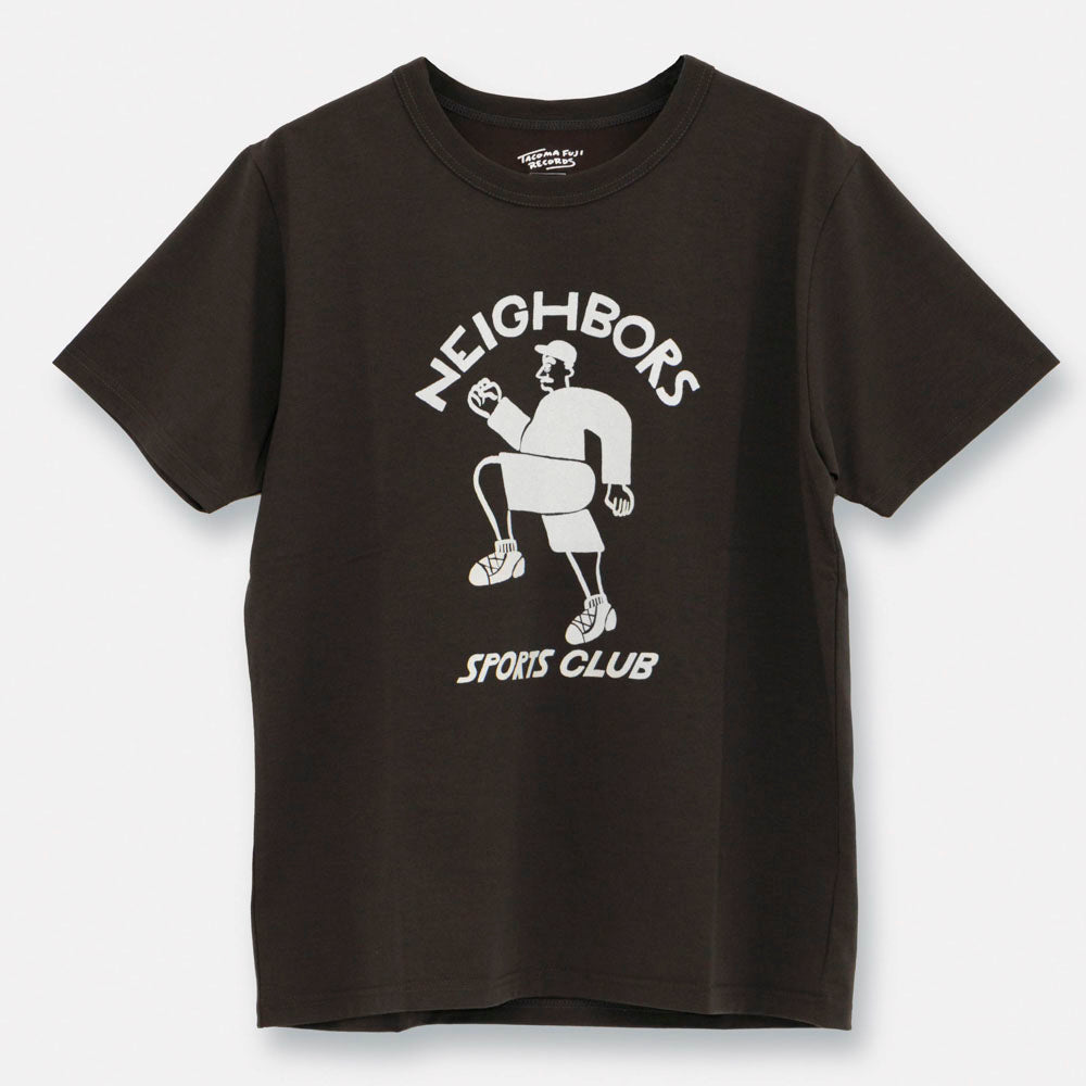 TACOMA FUJI RECORDS x NEIGHBORS SPORTS CLUB SS Tee  designed by Yachiyo Katsuyama