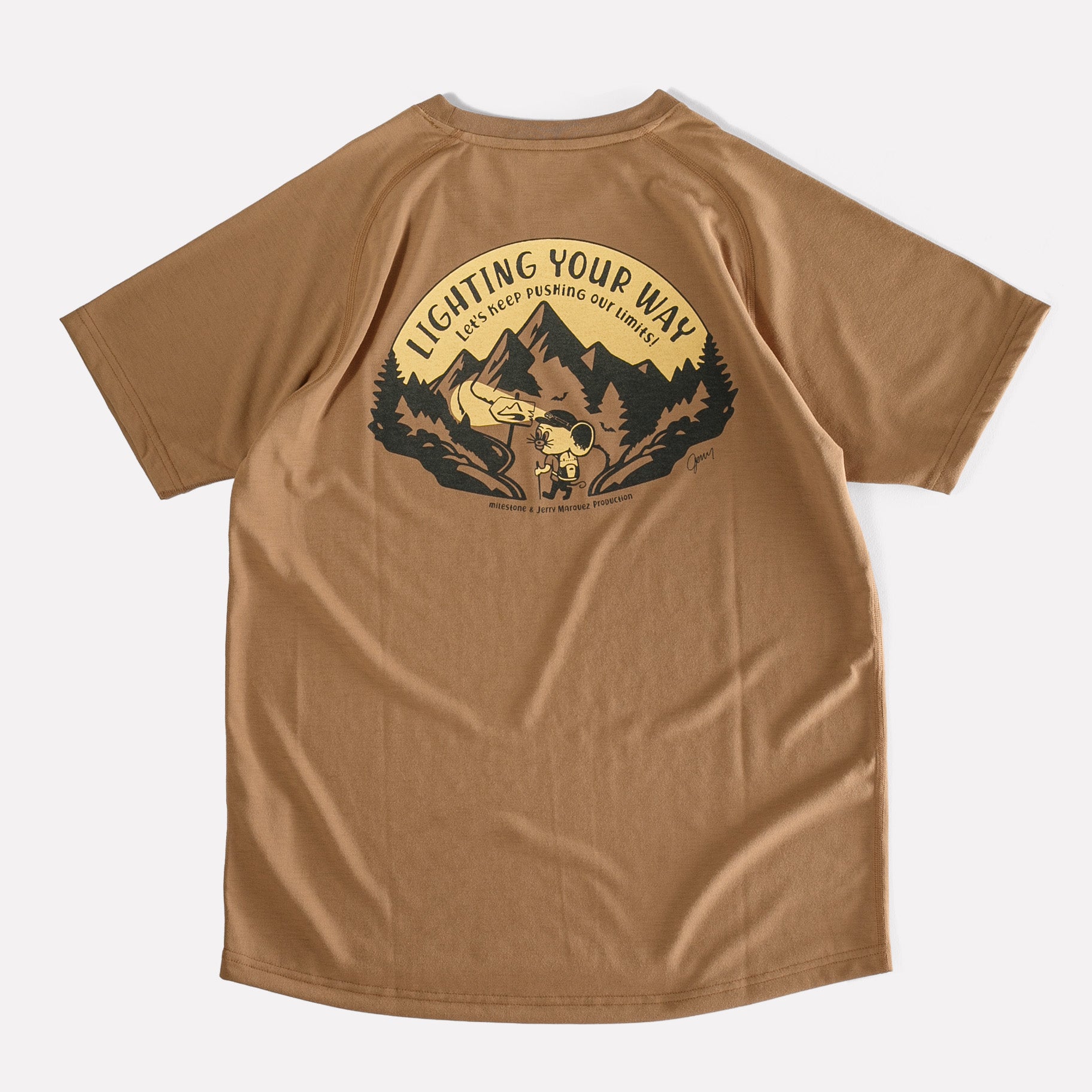 マイルストーン / オリジナル Tシャツ キャンバス ”レッツ キープ プッシング アワ リミッツ！”