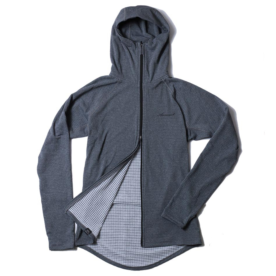 【M】answer4 Power Grid™ Full-Zip Hoodieグレー