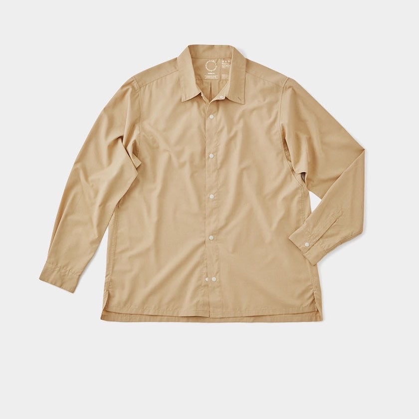 山と道　Bamboo Shirt vanilla Cream S