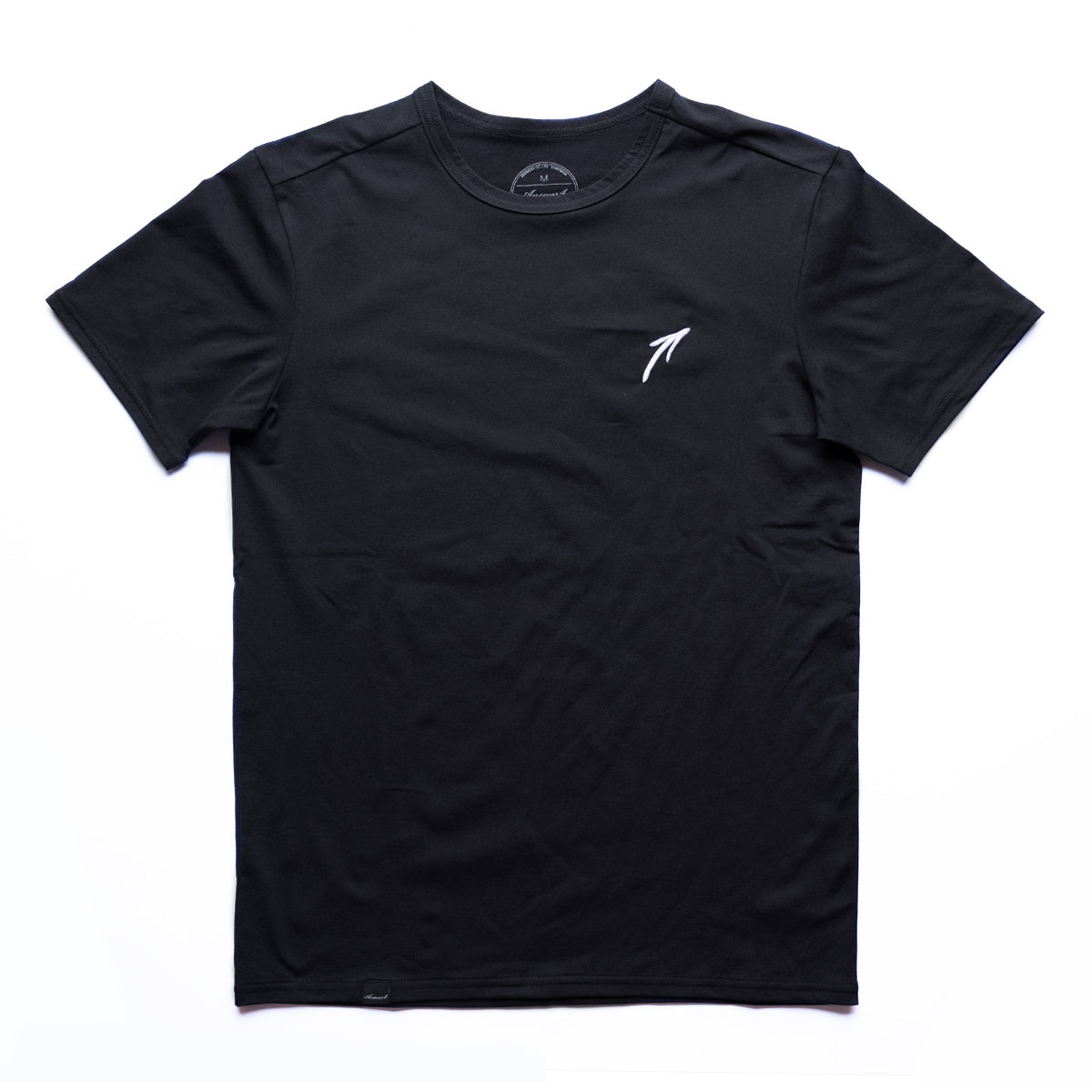 アンサーフォー / Tシャツ “刺繍 ↑ ”（BLACK）